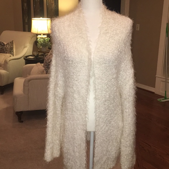 Fuzzy Chunky Cardigan Sweater - Picture 11 of 13